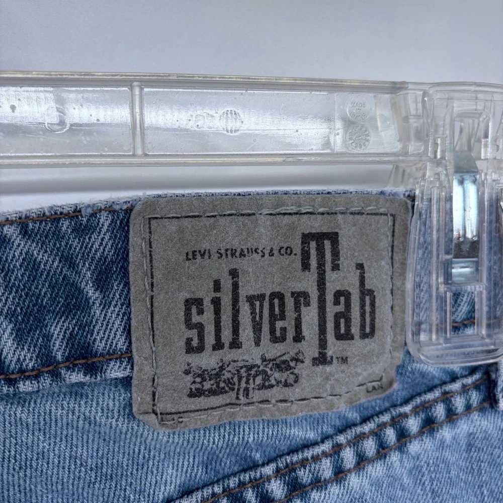 Vintage 90s Levi's Silvertab Blue‎ Jeans 30x34 Straight Slim Men's Made in USA